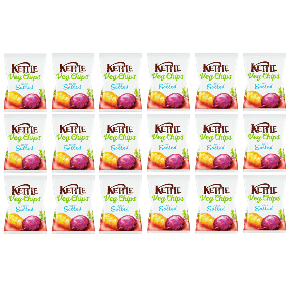 Kettle Chips Lightly Salted Vegetable Chip Crisps 18x40g BestBefore 04.06.2022