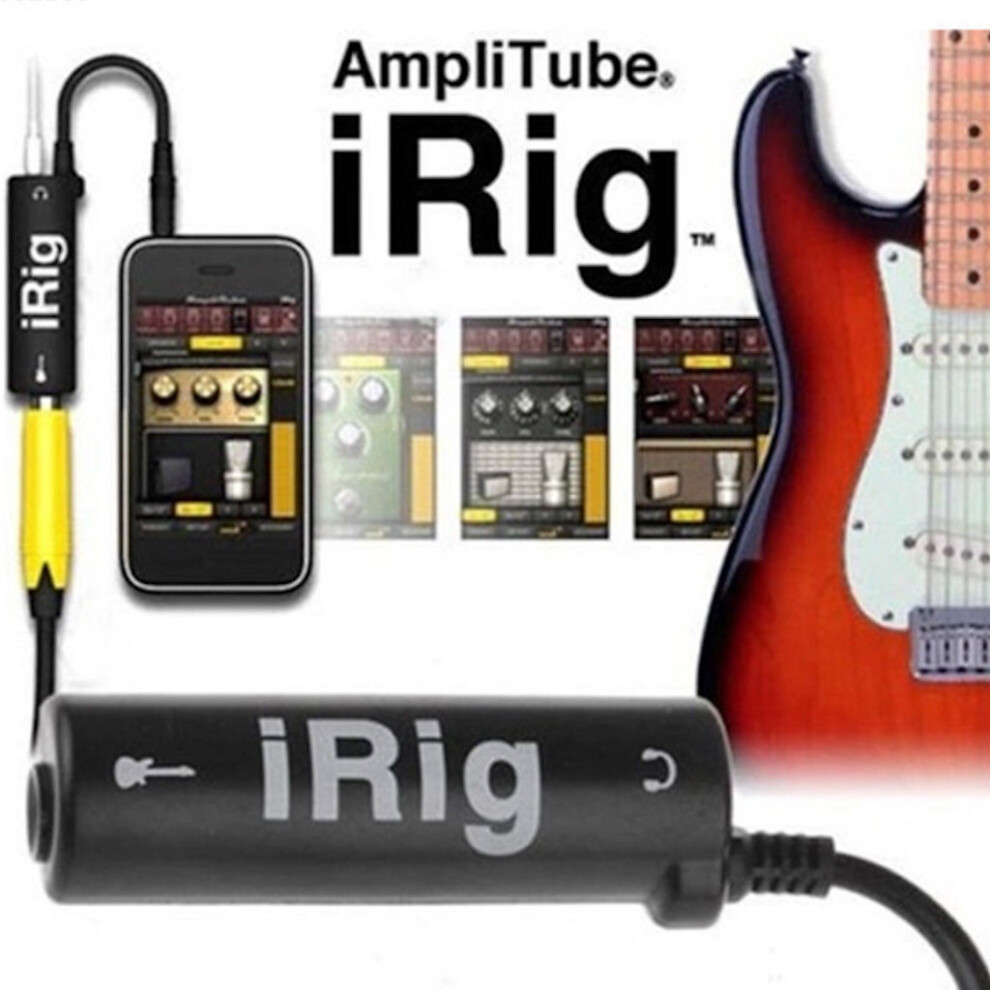 iRig Guitar Interface AmpliTube Converter Adapter