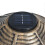 VidaXL vidaXL Decorative Birdbath with Solar Powered LED Lights Plastic Bird Feeder 6
