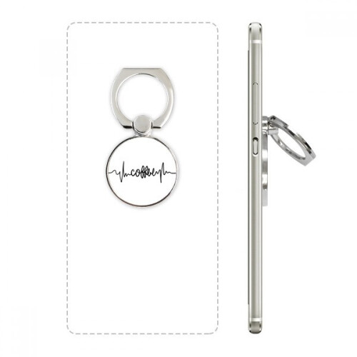 Coffee Quote Phone Ring Stand Holder Adjustable Loop Support