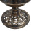 VidaXL vidaXL Decorative Birdbath with Solar Powered LED Lights Plastic Bird Feeder 7