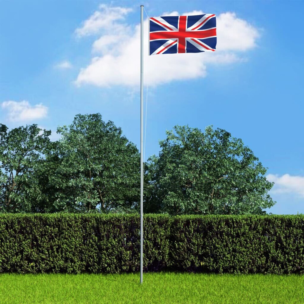 vidaXL UK Flag Durable Garden Windsock With Brass Grommets National Flags