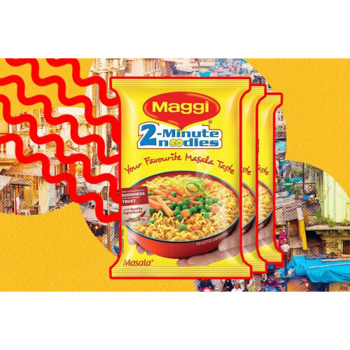 Maggi Masala 2-Minute Noodles India Snack - 6 Pack