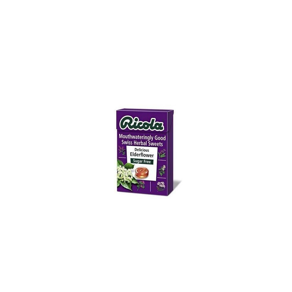 RICOLA ELDERFLOWER LOZENGES 45G by Ricola