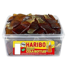 Haribo Giant Cola Bottles (Tub of 60) by Haribo
