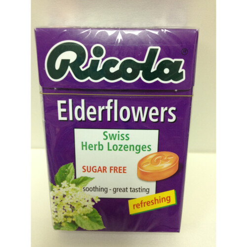 Ricola Swiss Herbal Sugar-free Elderflower Hard Candy x 5 packs on OnBuy