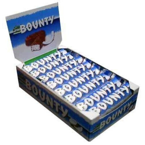 Bounty Milk Chocolate Bar, CASE, 24x57g