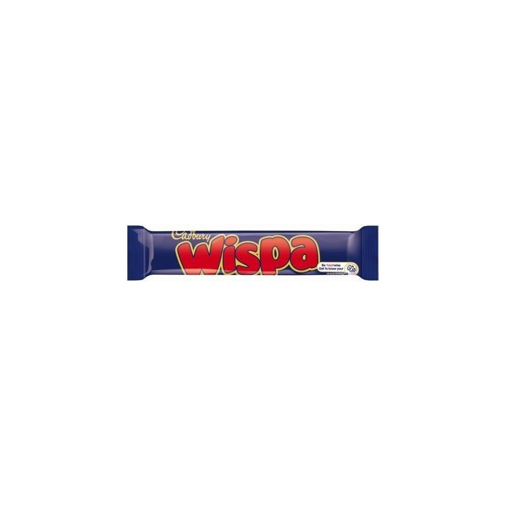 Cadbury Wispa Chocolate Bar 36g (Pack of 12)