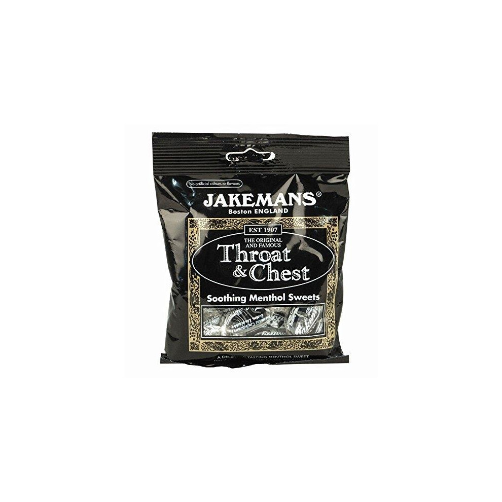 Jakemans Throat & chest Soothing Menthol Sweets Lozenges 73g