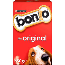 Bonio Original Dog Biscuits 650g - Crunchy, Tasty Reward for Dogs