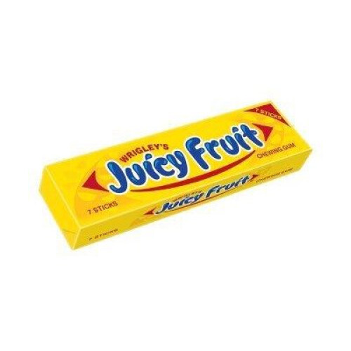 Wrigleys Juicy Fruit Chewing Gum 7 Sticks (18g x 14)