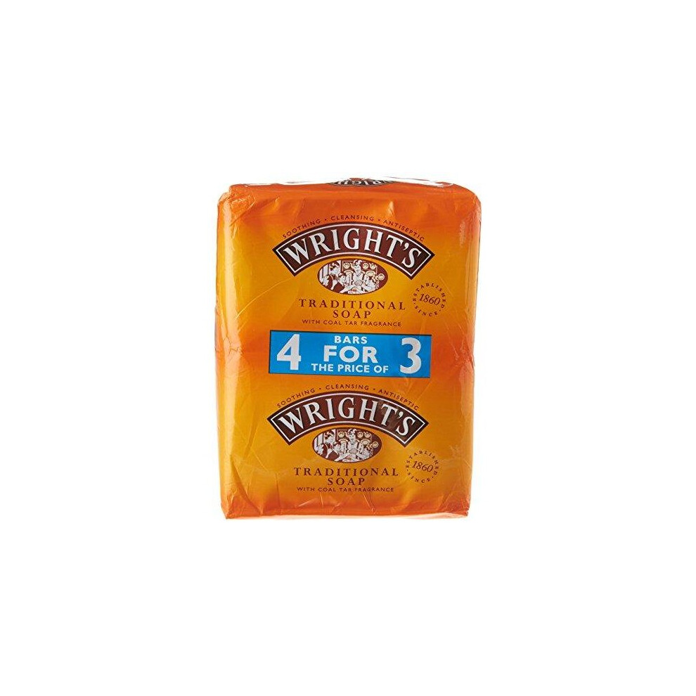 Wright's Coal Tar Soap 4 Pack