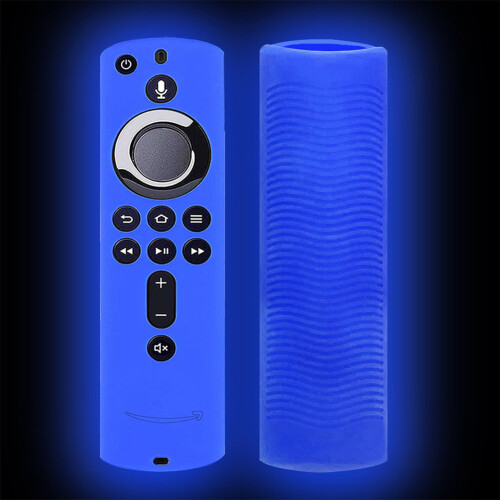 For Amazon Fire TV Stick &Voice Remote Controller Shockproof Case Cover (Luminous Blue)