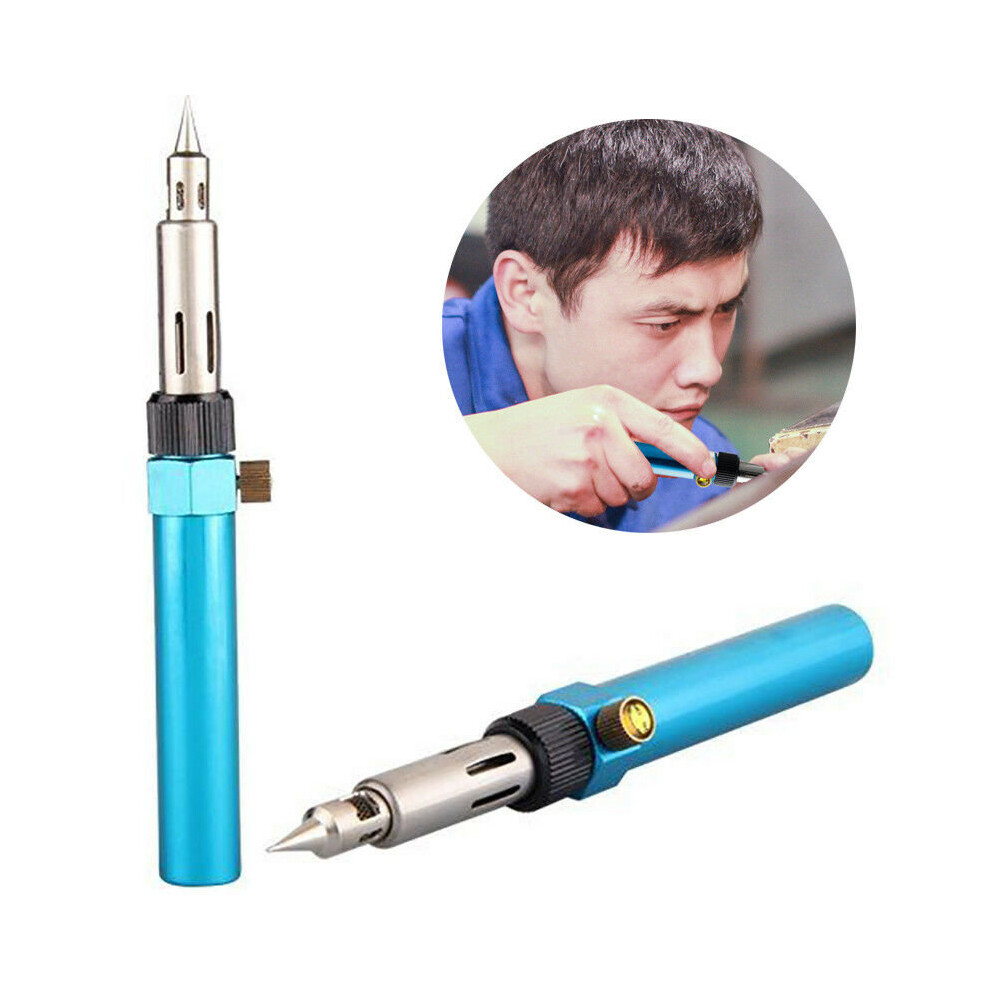 Soldering Iron Gun Refillable Butane Pen Tools Gas Blow Torch Welding 8ML