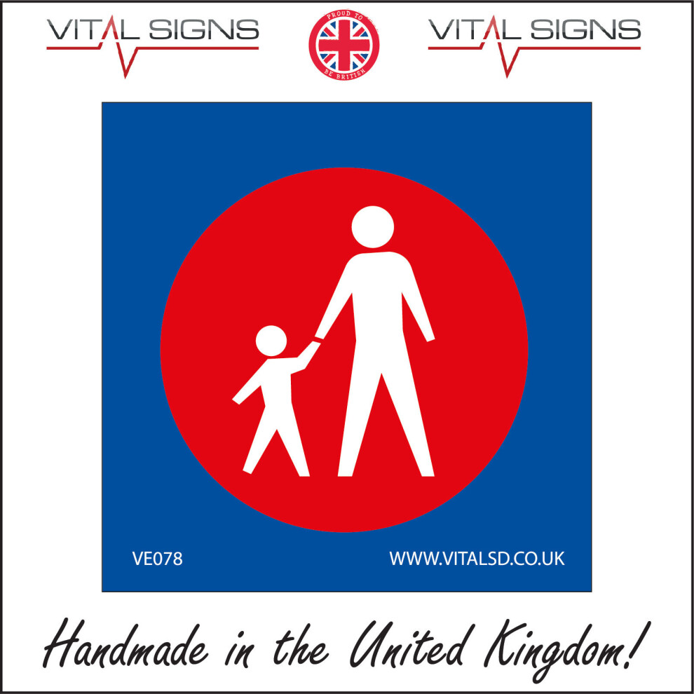 (1200 x 1200mm - 47 x 47, 3mm Standard Foamex Foamboard) PARENT AND CHILD PARKING SIGN VE078 SAFETY STICKER RIGID INDOOR OUTDOOR-image-OPC-P5X8RZR-NEW