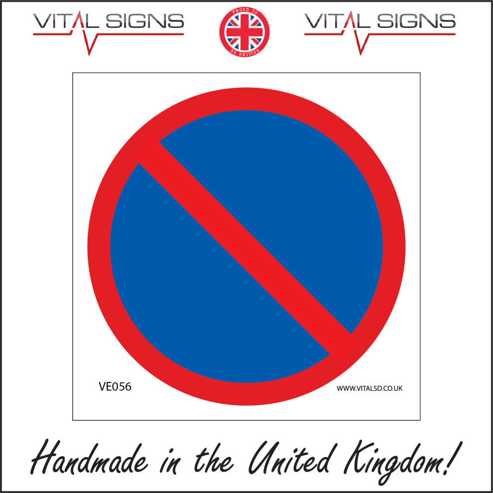 (450 x 450mm - 18 x 18, Magnetic - Vehicle Grade) NO PARKING SIGN VE056 SAFETY STICKER RIGID INDOOR OUTDOOR-image-OPC-P5X8SKZ-NEW