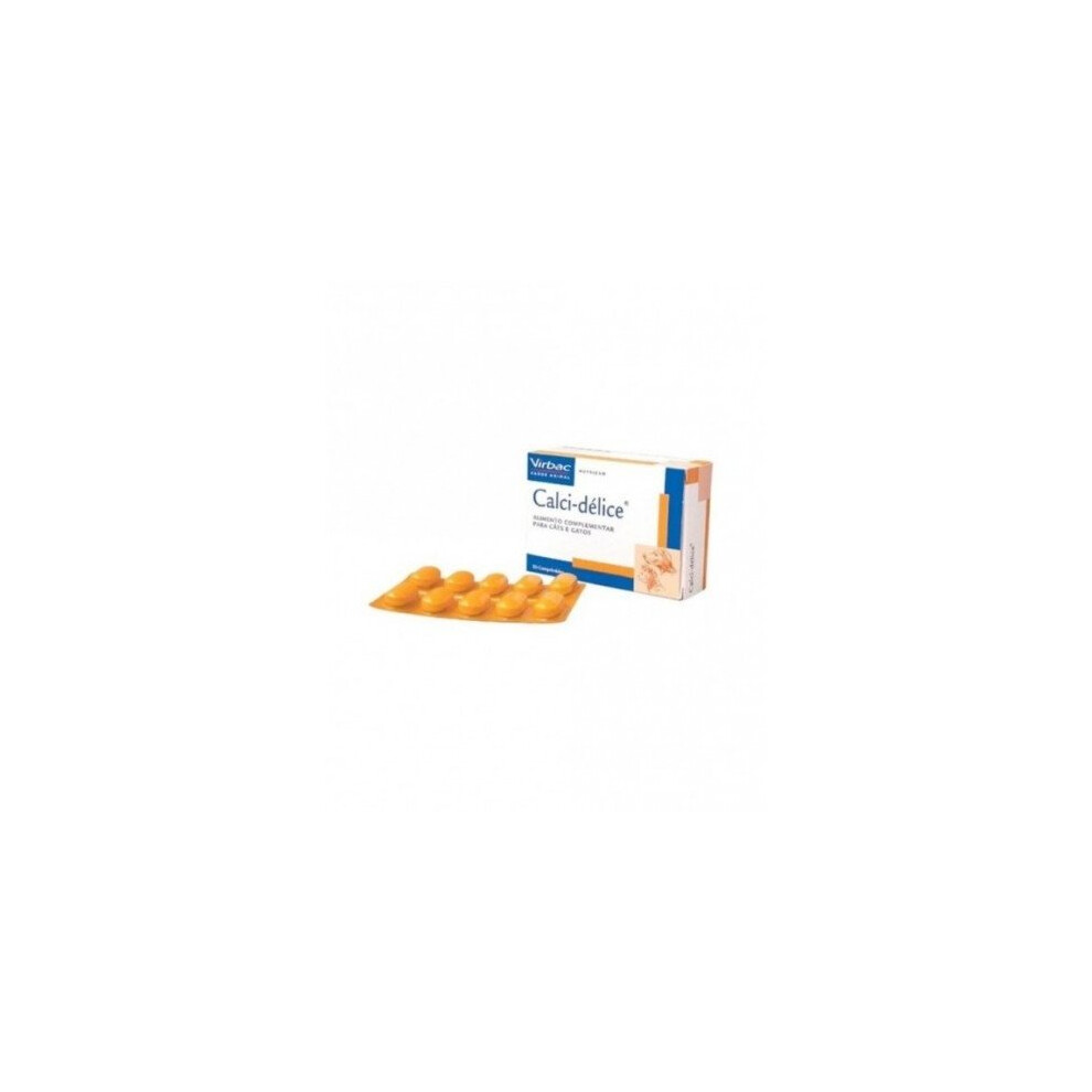 Virbac CALCIDELICE for Dogs 30 pills