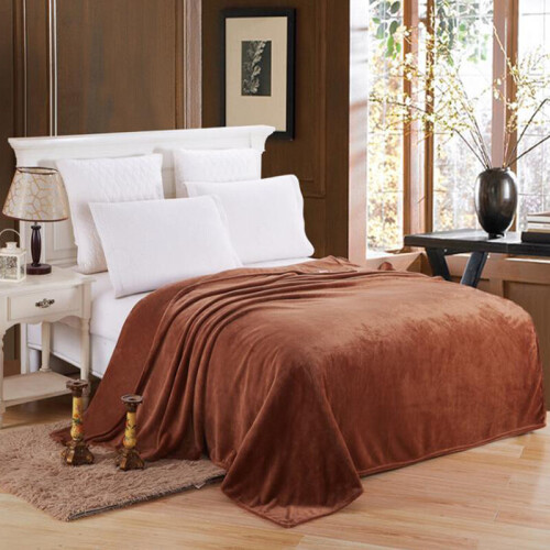(Coffee, 120*200cm) Luxury Throw Blanket
