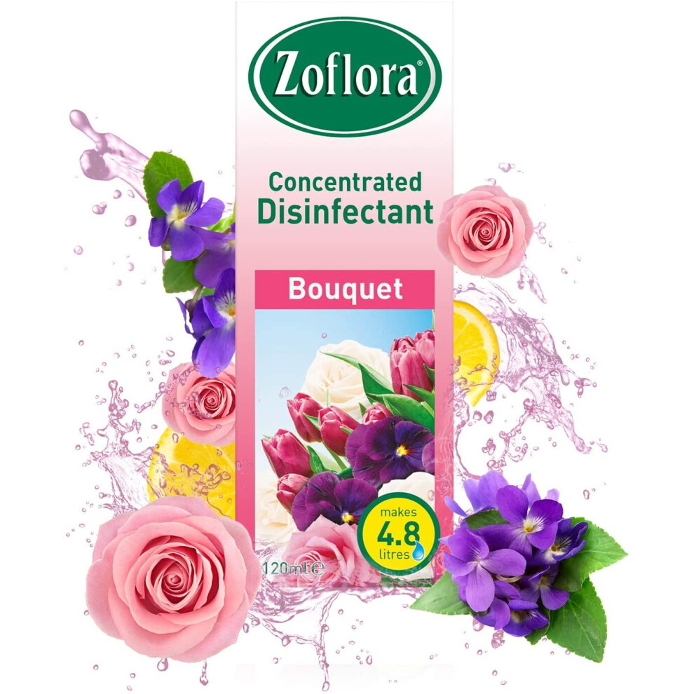 ZOFLORA CONCENTRATED DISINFECTANT ANTIBACTERIAL BOUQUET - 500 ML