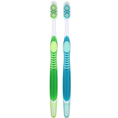 Oral-B Oral-B, 3D White, Vivid Toothbrush, Soft, 2 Pack