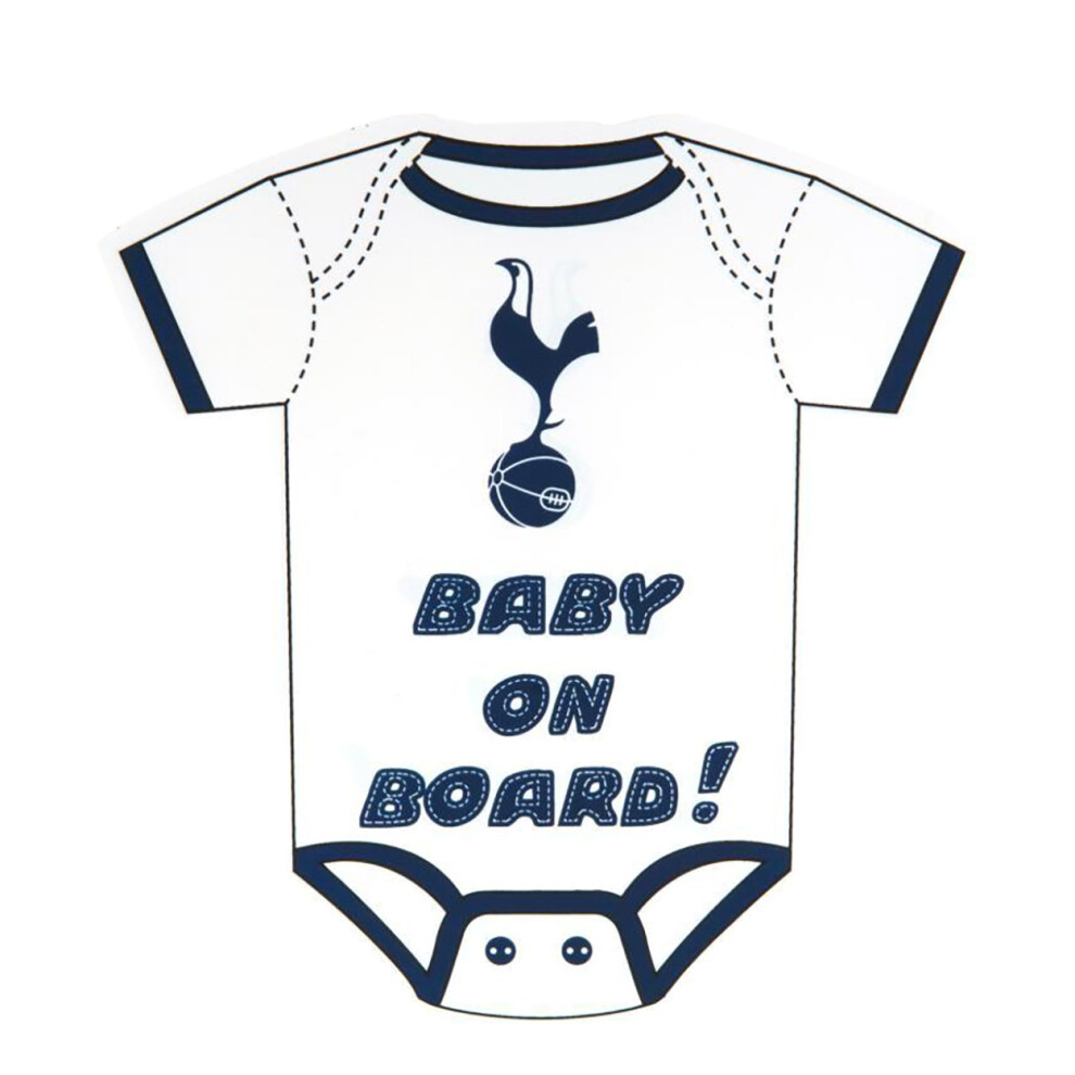 Baby On Board Sign Blue Tottenham Hotspur Fc
