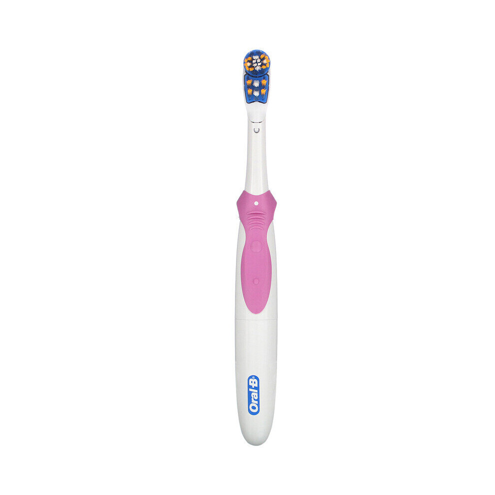 Oral-B, 3D White, Battery Powered Toothbrush, 1 Toothbrush