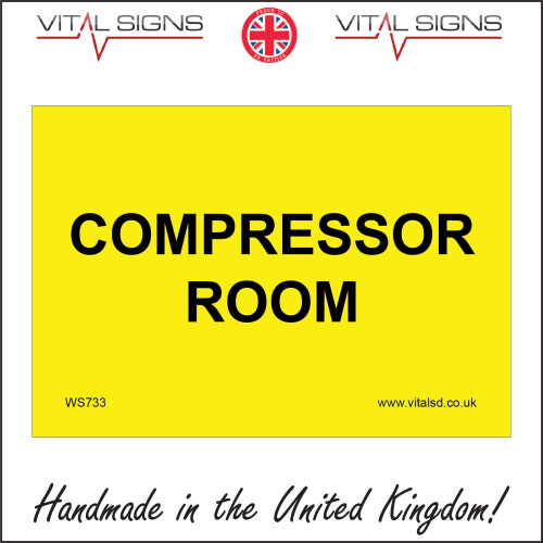 (300 x 200mm - 12 x 8, 3mm Standard Foamex Foamboard) COMPRESSOR ROOM ...