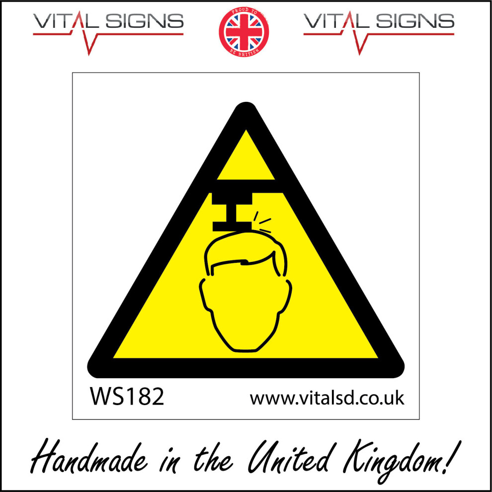 (200 x 200mm - 8 x 8, 10mm Extra Heavy Duty Foamex Foamboard) WS182 Mind Your Head SIGN bang ache beam low roof ceiling caution height careful-image-OPC-P5XBM9F-NEW