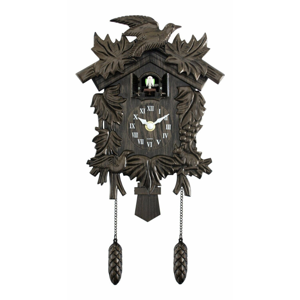 Acctim Cuckoo Clock Hamburg Antique Broze Pendulum Wall Clock Bronze