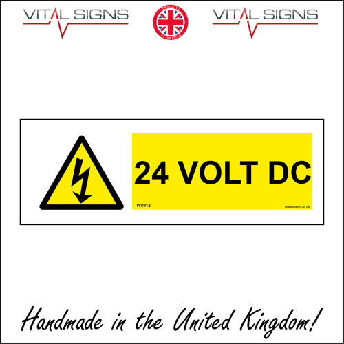 (600 x 200mm - 24 x 8, Sticker / Sav - White Background) WS912 24 Volt ...