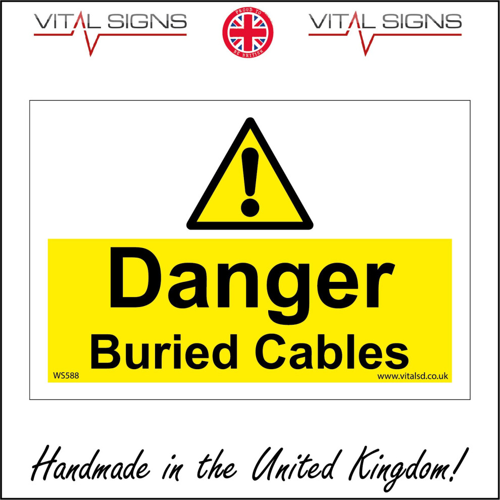 (600 x 450mm - 24 x 18, Dibond / Composite Aluminium) DANGER OVERHEAD CABLES HEIGHT LIMIT 4.8M SIGN WS589 SAFETY STICKER RIGID-image-OPC-P5XC7W6-NEW