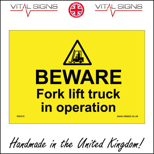 (400 x 300mm - 16 x 12, Sticker / Sav - White Background) BEWARE FORK ...