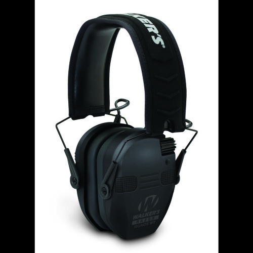 Walkers Walkers RAZOR SLIM ELECTRONIC QUAD MUFF w/ BLUETOOTH - BLACK