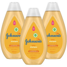 JOHNSON'S Baby Shampoo Multipack - Gentle and Mild And pH Balanced for Delicate Skin - 3 x 500 ml