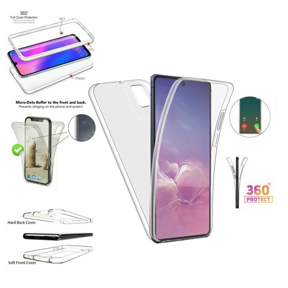 Case For Samsung Galaxy S10 Lite Full 360 Protection Transparent Cover Clear 304063164854