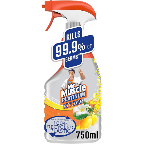 Mr Muscle Mr Muscle Platinum Kitchen Spray Citrus, 750ml