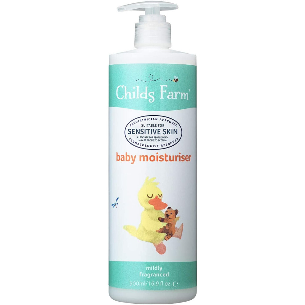 Childs Farm Baby Moisturiser Mildly Fragranced, 500 ml