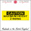 WT016 Caution Maximum Height 2 Metres Sign max 2m restriction building area 1