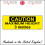 WT023 Caution Maximum Height 3 Metres Sign restriction limit vehicle clearance 1