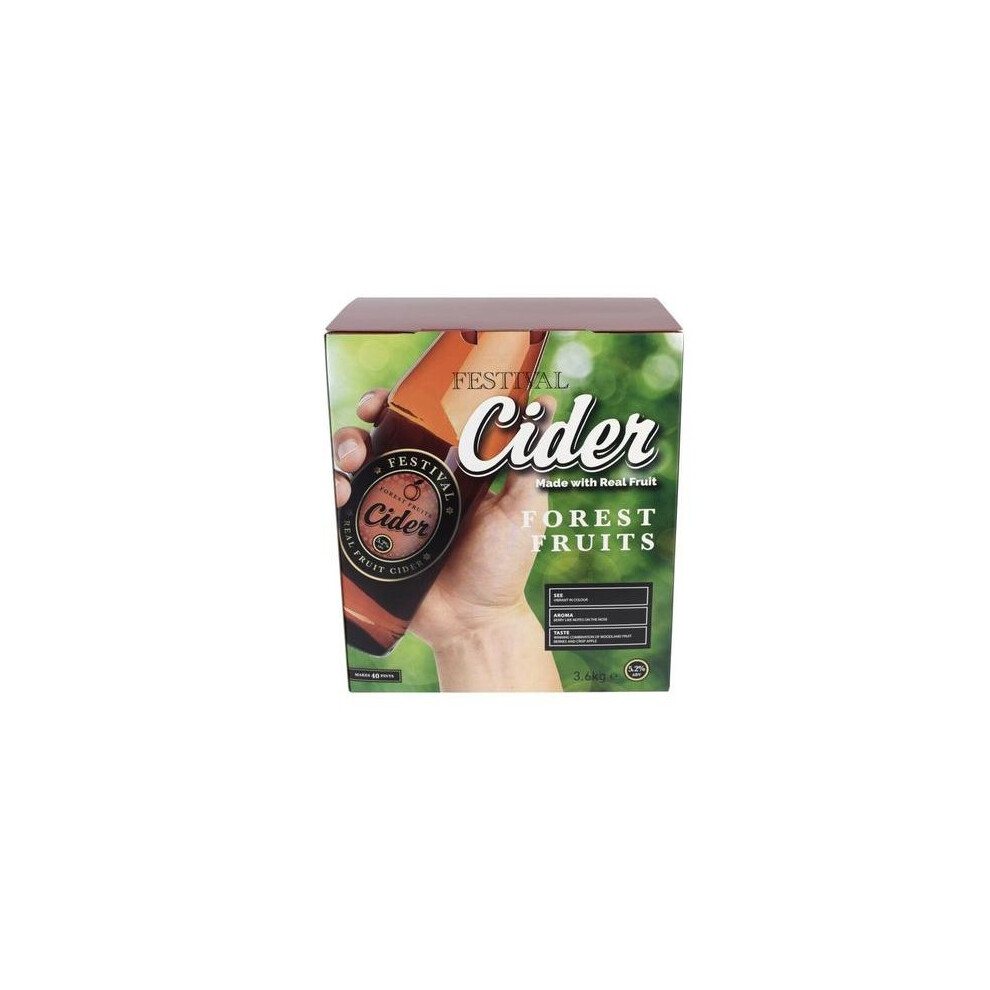 Festival Real Fruit Cider Forest Fruits Kit (40 Pint) - Homebrew