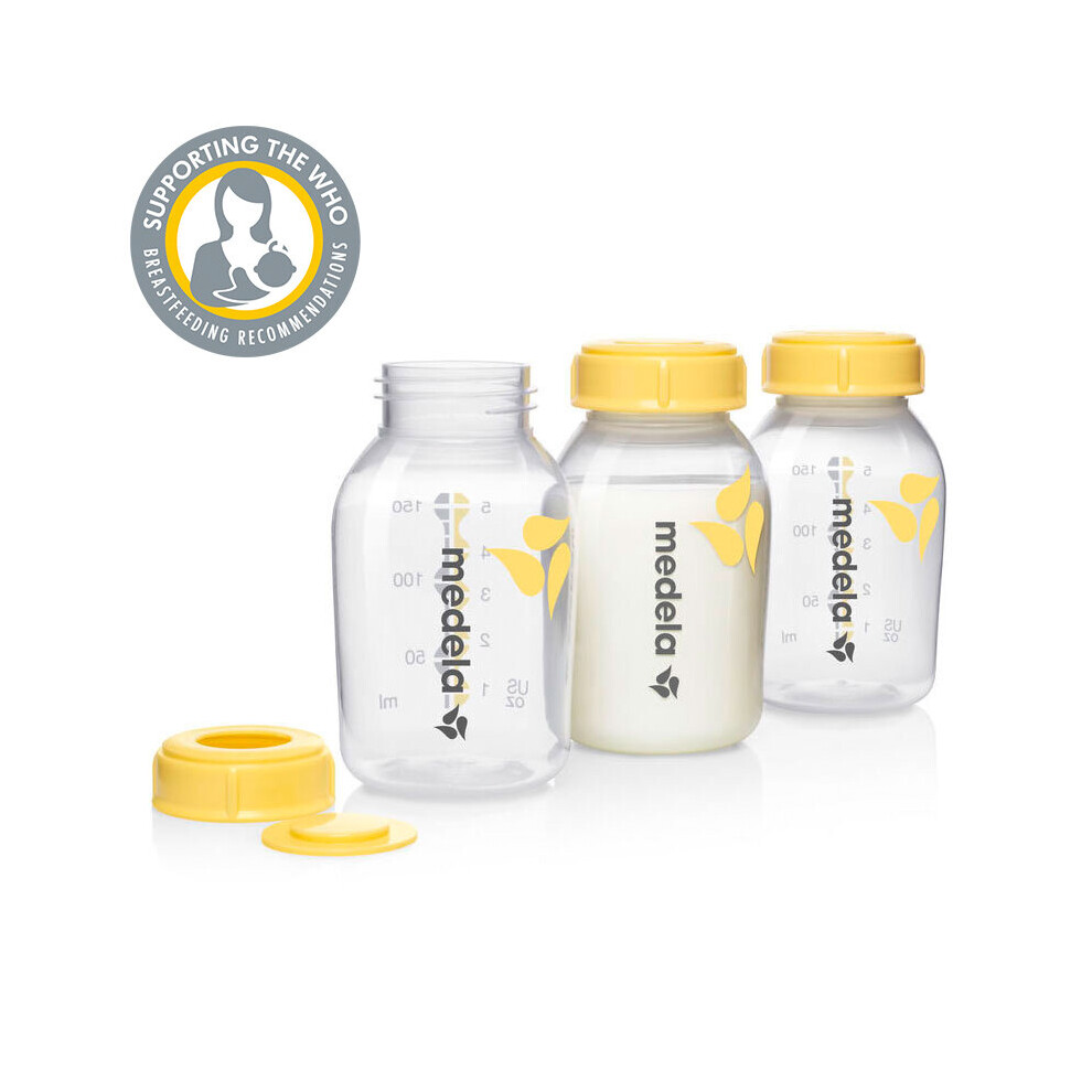 Breastmilk Storage Bottles 150Ml 3Pk Medela