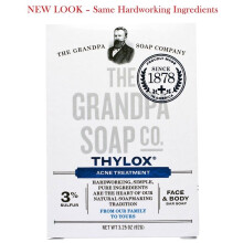 The Grandpa Soap Co., Grandpa Soap Co., Gesichts- & Körper-Seifenbar, Thylox Aknebehandlung, 3,25 oz (92 g)