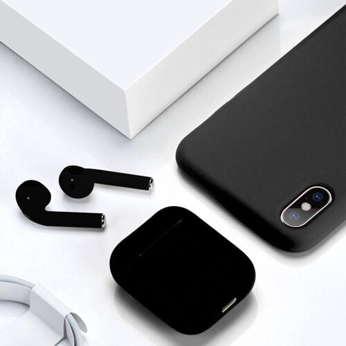i12 TWS Wireless Bluetooth 5.0 Touch control Earphones with Charging Case Automatically Pairing Black