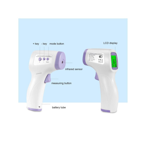 Contactless Forehead Ear Digital Infrared Thermometer 2