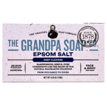 The Grandpa Soap Co., Gesichts- & Körperstückseife, Bittersalz, 4,25 Unzen (120 g)