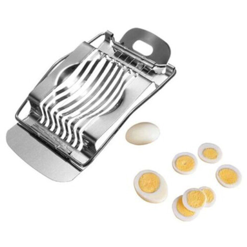 Egg Slicer Stainless Steel Eggs Hard Boiled Tomato Cutter Section Chopper 2