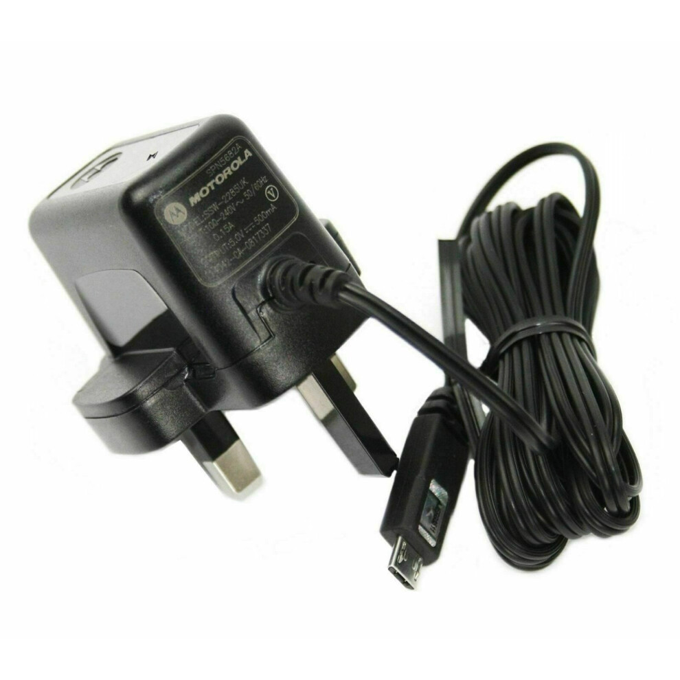 Genuine Motorola Micro USB Mains Charger