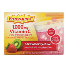 Emergen-C, Vitamine C, Fraise-Kiwi, 1 000 mg, 30 Sachets, 0,31 oz (8,9 g) Chacun