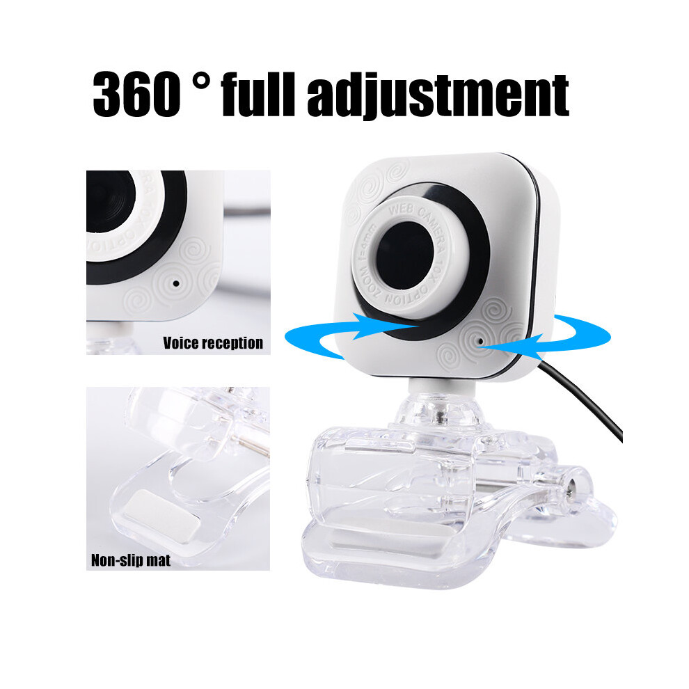 Hd Camera Webcam With Microphone Pc Computer Desktop Video Calling Recording 683546604187