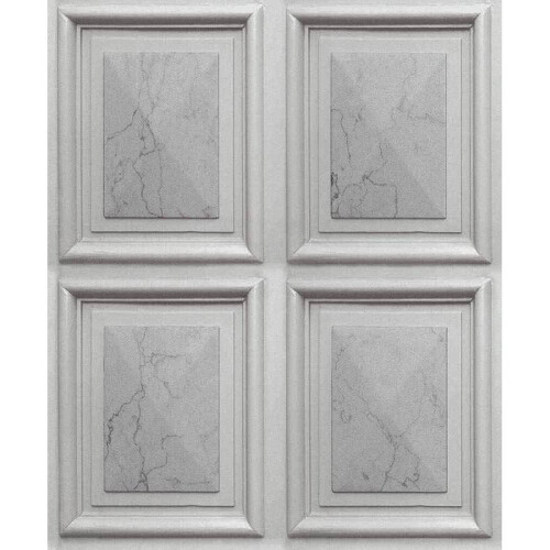 Marble Effect Wood Panel Faux Luxury Wallpaper Paste The Wall Vinyl Erismann
